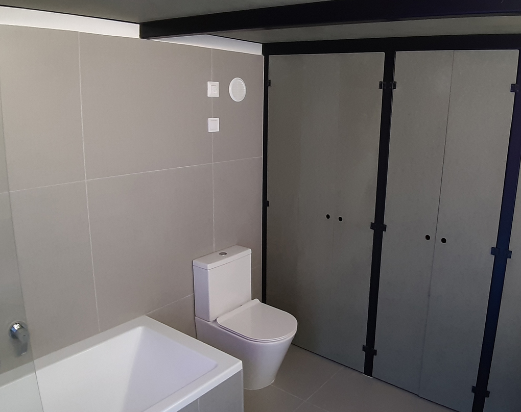 toilet apartment renovated